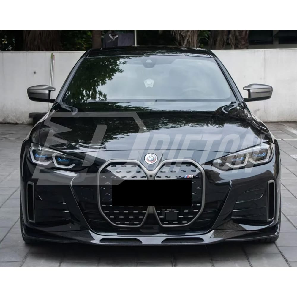 SQ Style Dry Carbon Fiber Front Lip For BMW i4 2021-2024