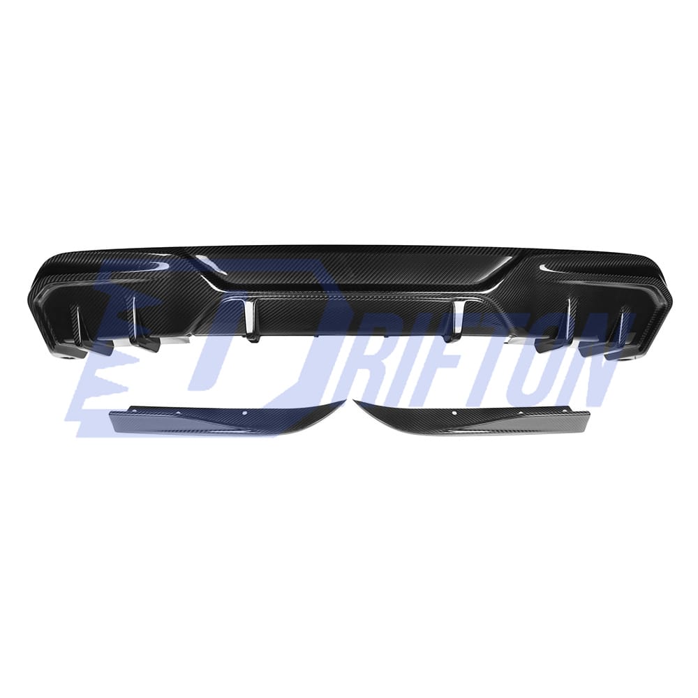 SQ Style Dry Carbon Fiber Rear Diffuser For BMW i4 2021-2024
