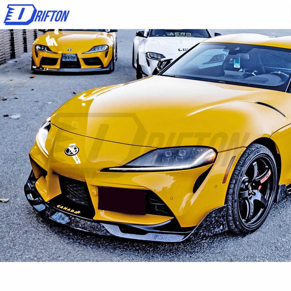 Aimgain Style Forged Carbon Fiber Front Lip For Toyota Supra MK5 A90 A91 GR 2019-2024
