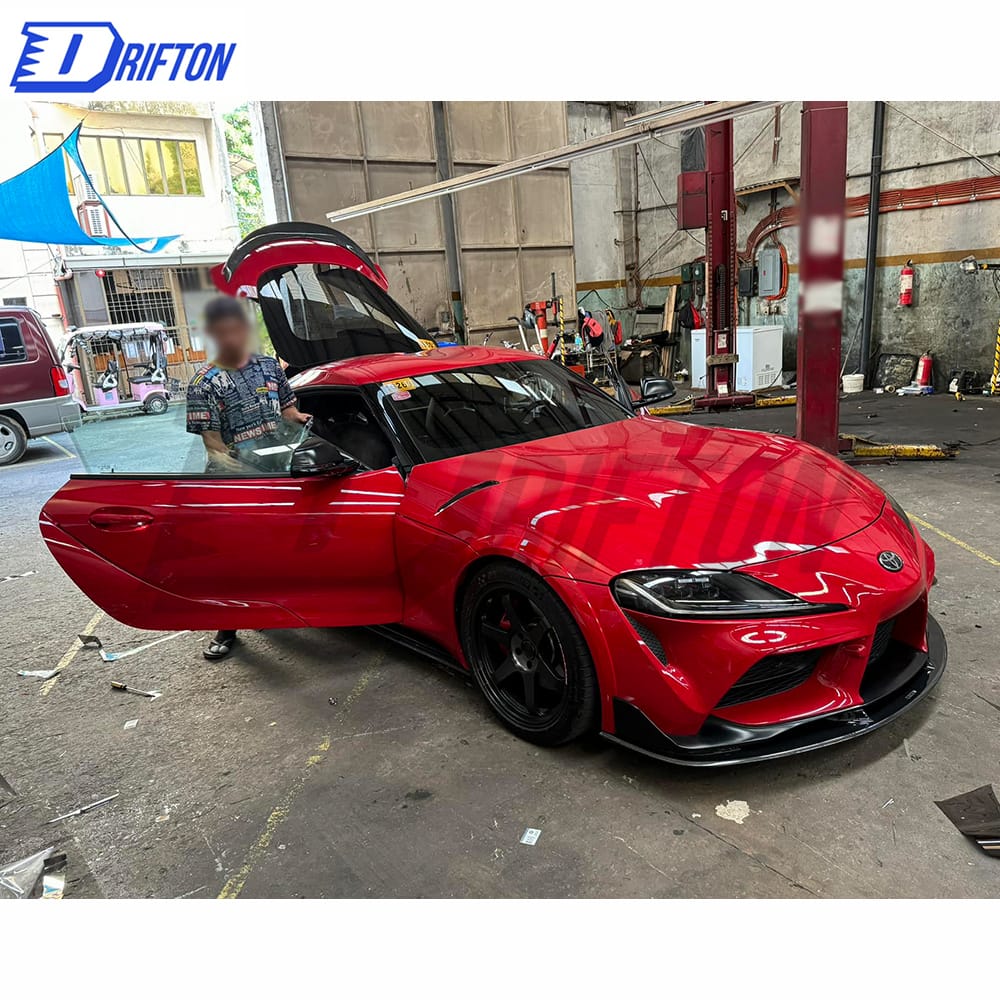Artisan Style Carbon Fiber Front Lip For Toyota Supra MK5 A90 A91 GR 2019-2024