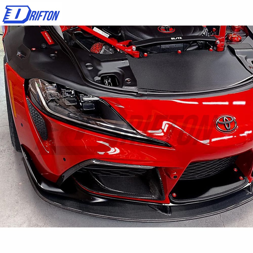 Artisan Style Carbon Fiber Front Lip For Toyota Supra MK5 A90 A91 GR 2019-2024