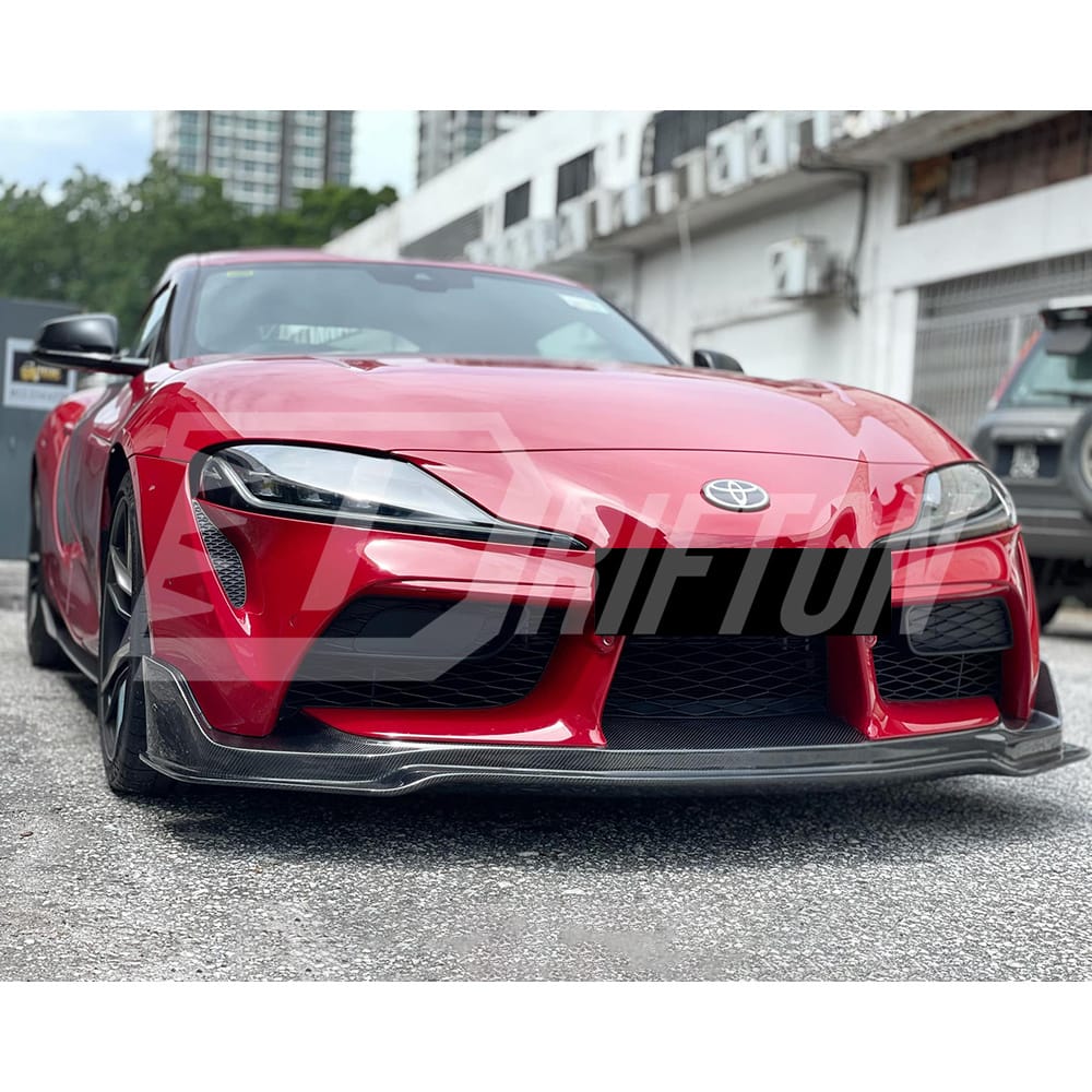 MB Style Carbon Fiber Front Lip For Toyota Supra MK5 A90 A91 GR 2019-2024