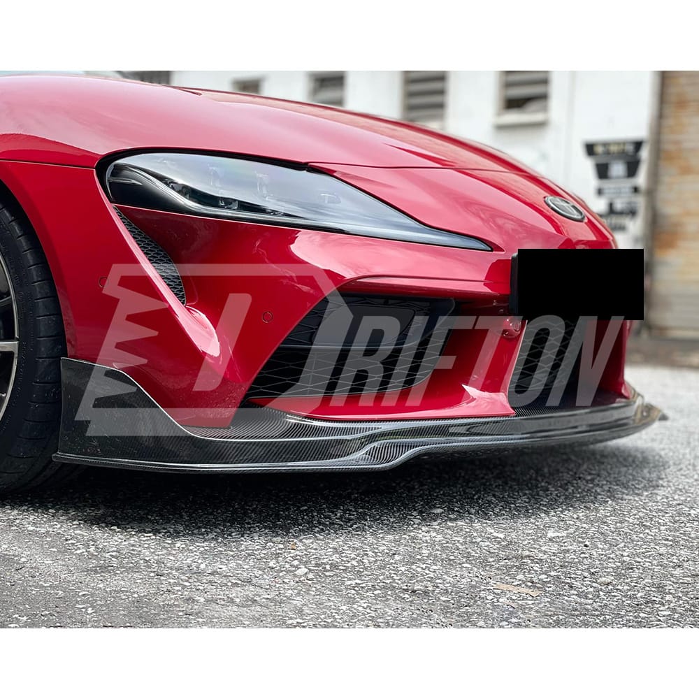 MB Style Carbon Fiber Front Lip For Toyota Supra MK5 A90 A91 GR 2019-2024