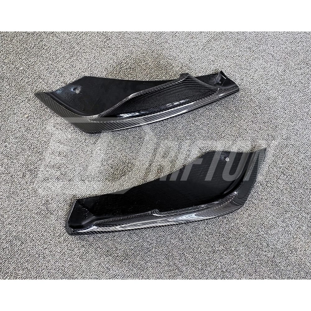Varis Style Carbon Fiber Bumper Rear Shround Splitter Spats For Toyota Supra MK5 A90 A91 GR 2019-2024