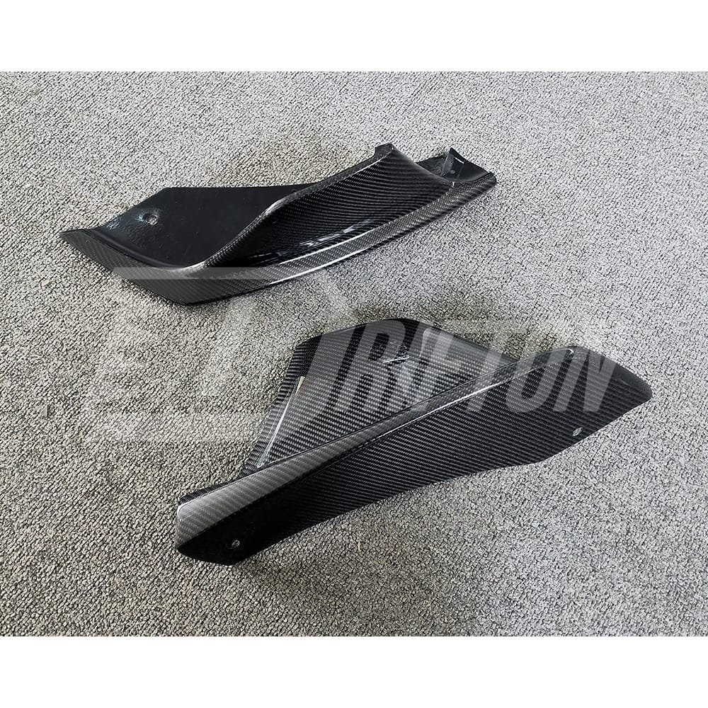 Varis Style Carbon Fiber Bumper Rear Shround Splitter Spats For Toyota Supra MK5 A90 A91 GR 2019-2024