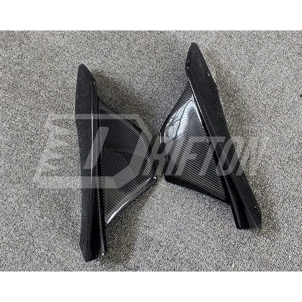 Varis Style Carbon Fiber Bumper Rear Shround Splitter Spats For Toyota Supra MK5 A90 A91 GR 2019-2024