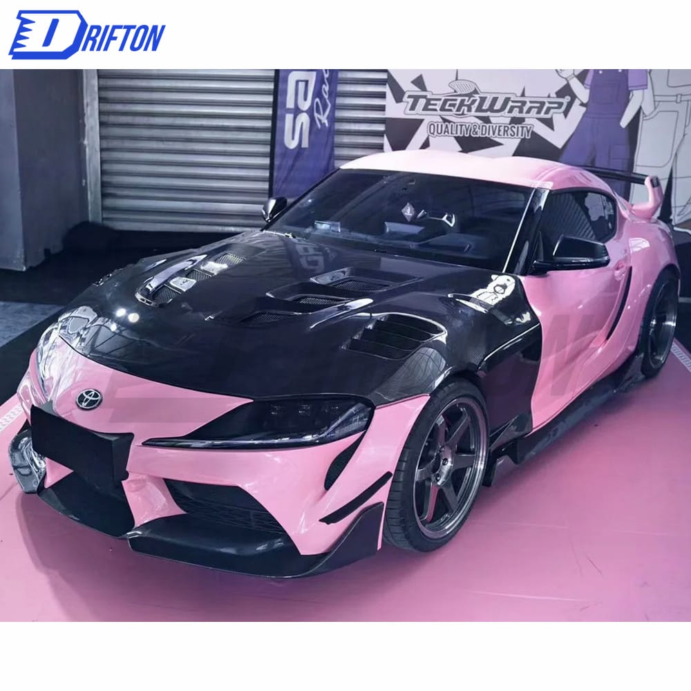 CMST Style Carbon Fiber Hood For Toyota Supra MK5 A90 A91 GR 2019-2024