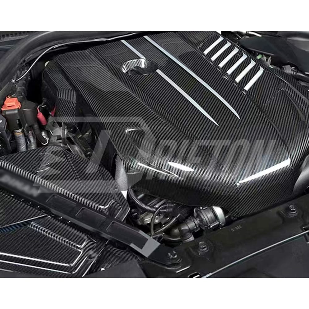 Dry Carbon Fiber Engine Cover For Toyota Supra MK5 A90 A91 GR B58 V6 2019-2024