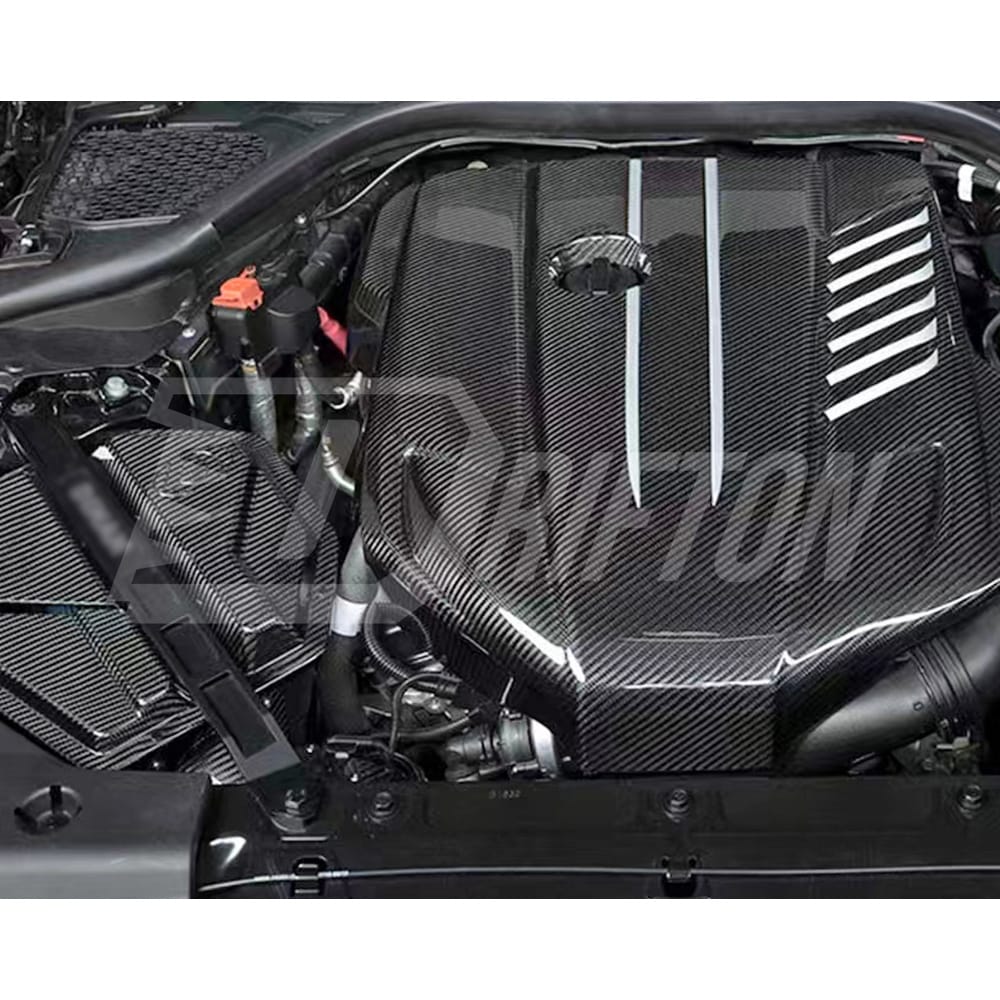 Dry Carbon Fiber Engine Cover For Toyota Supra MK5 A90 A91 GR B58 V6 2019-2024