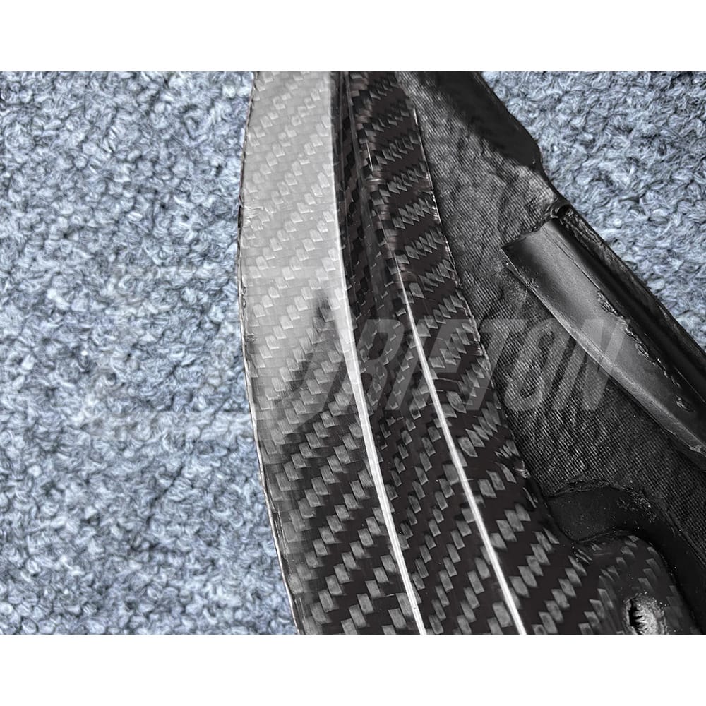 TRD Style Carbon Fiber Replacement Rear Side Blades Door Garnish For Toyota Supra MK5 A90 A91 GR 2019-2024