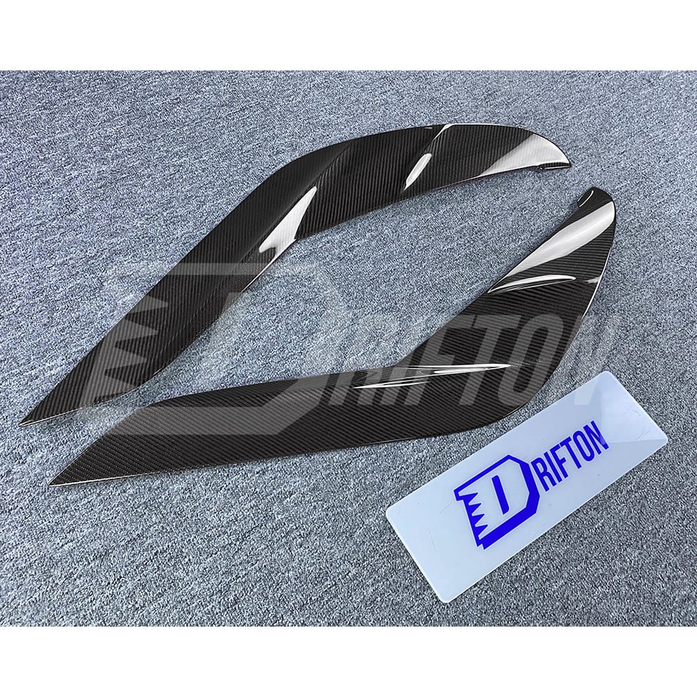 TRD Style Carbon Fiber Replacement Rear Side Blades Door Garnish For Toyota Supra MK5 A90 A91 GR 2019-2024