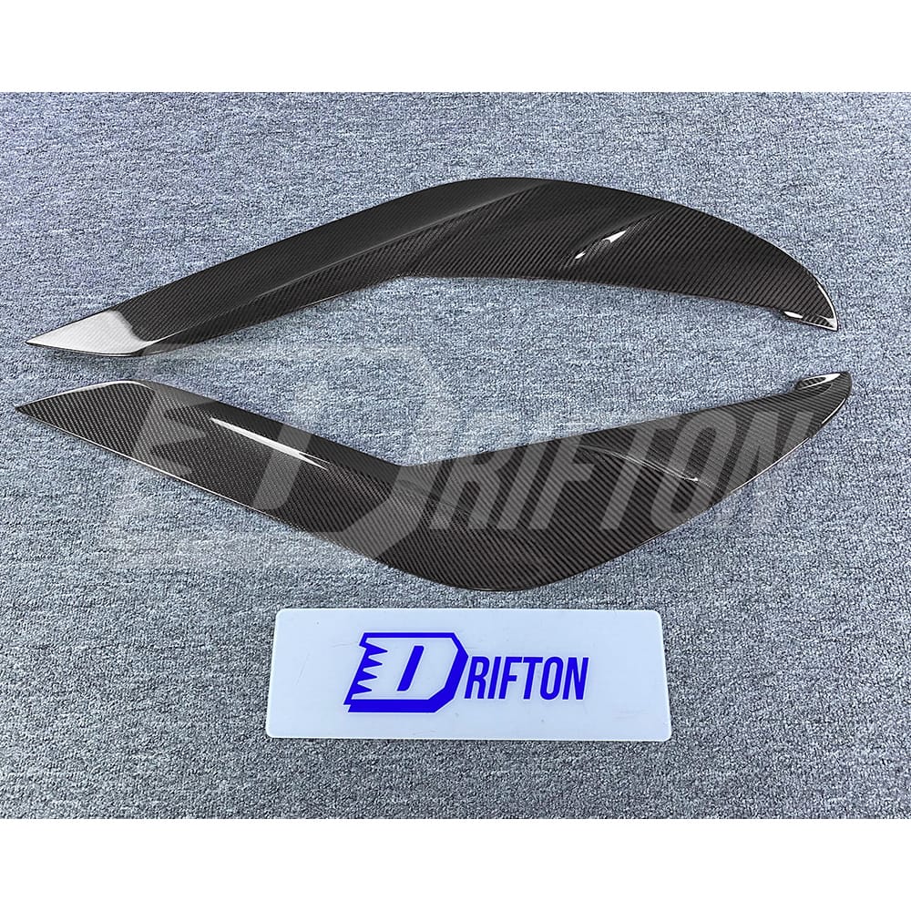 TRD Style Carbon Fiber Replacement Rear Side Blades Door Garnish For Toyota Supra MK5 A90 A91 GR 2019-2024