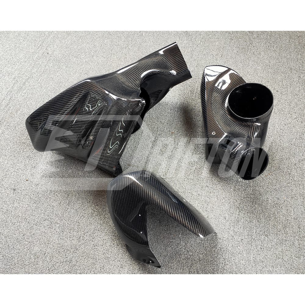 GrupperM Style Dry Carbon Fiber RAM Air System Intake Kit For Toyota Supra MK5 A90 A91 GR B58 2019-2024