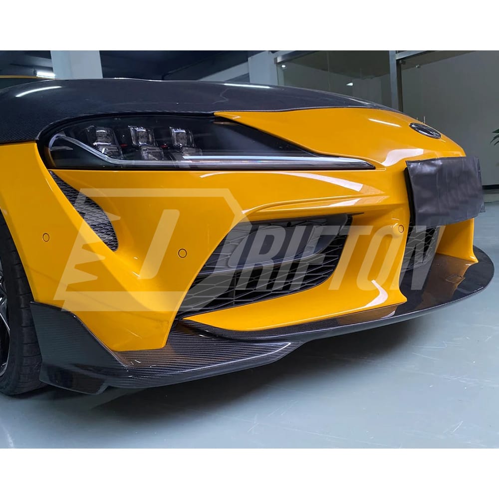 Toms Style Carbon Fiber Front Lip For Toyota Supra MK5 A90 A91 GR 2019-2024