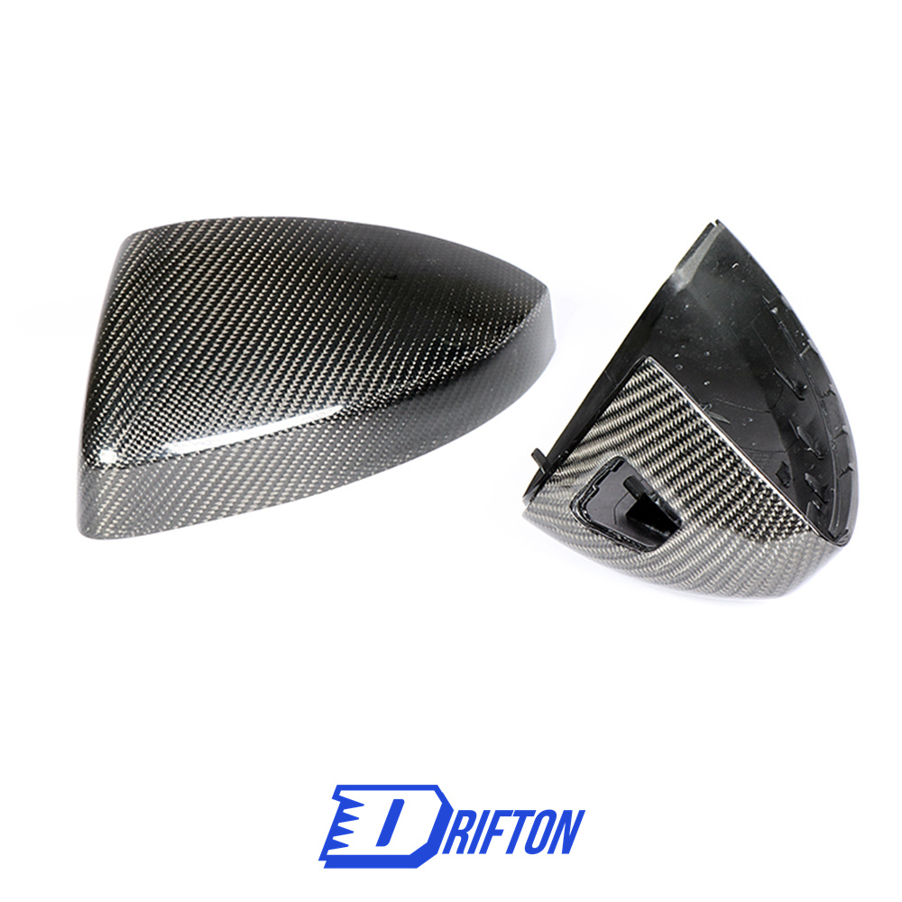ABS + Carbon Fiber Replacement Mirror Cover For Audi R8 2016-2024
