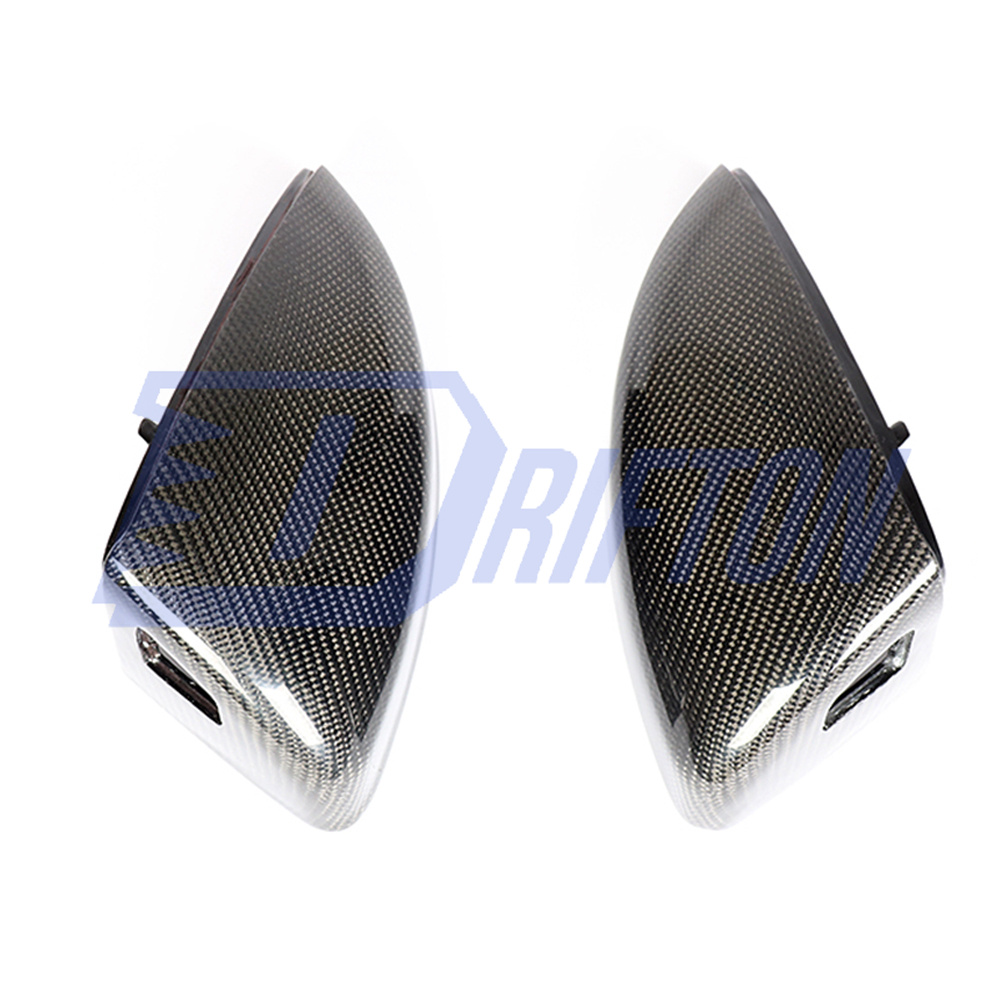 ABS + Carbon Fiber Replacement Mirror Cover For Audi R8 2016-2024