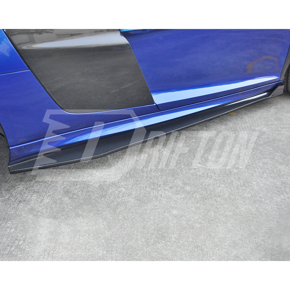 CMST Style Carbon Fiber Side Skirt For Audi R8 V8 V10 2007-2015