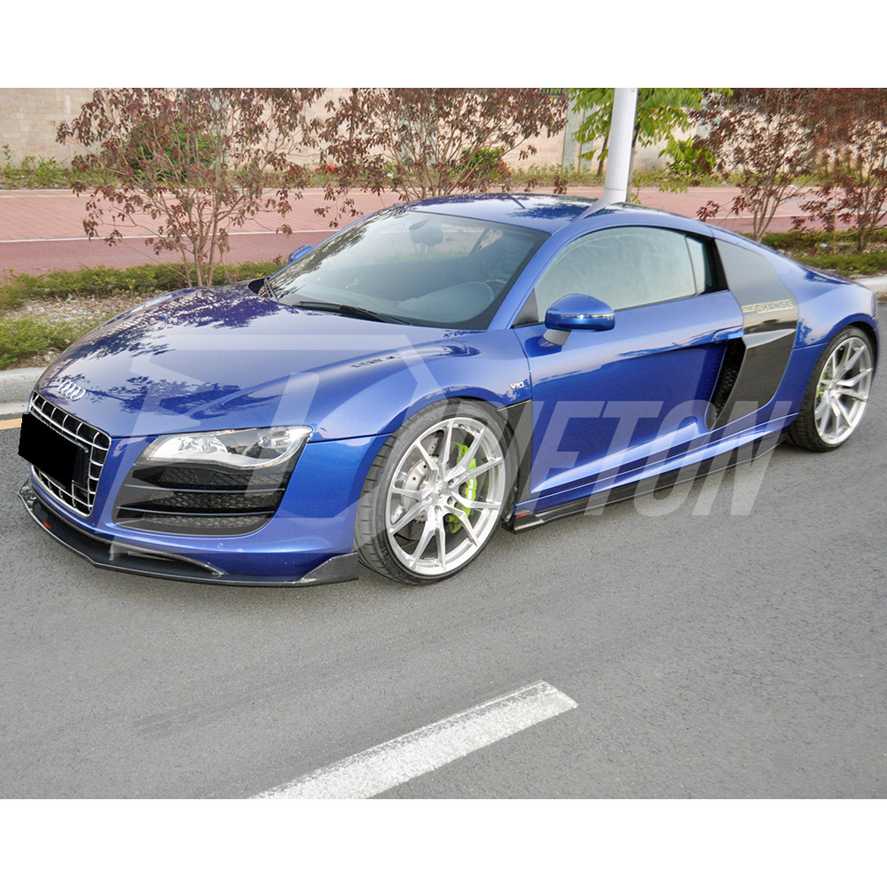 CMST Style Carbon Fiber Side Skirt For Audi R8 V8 V10 2007-2015