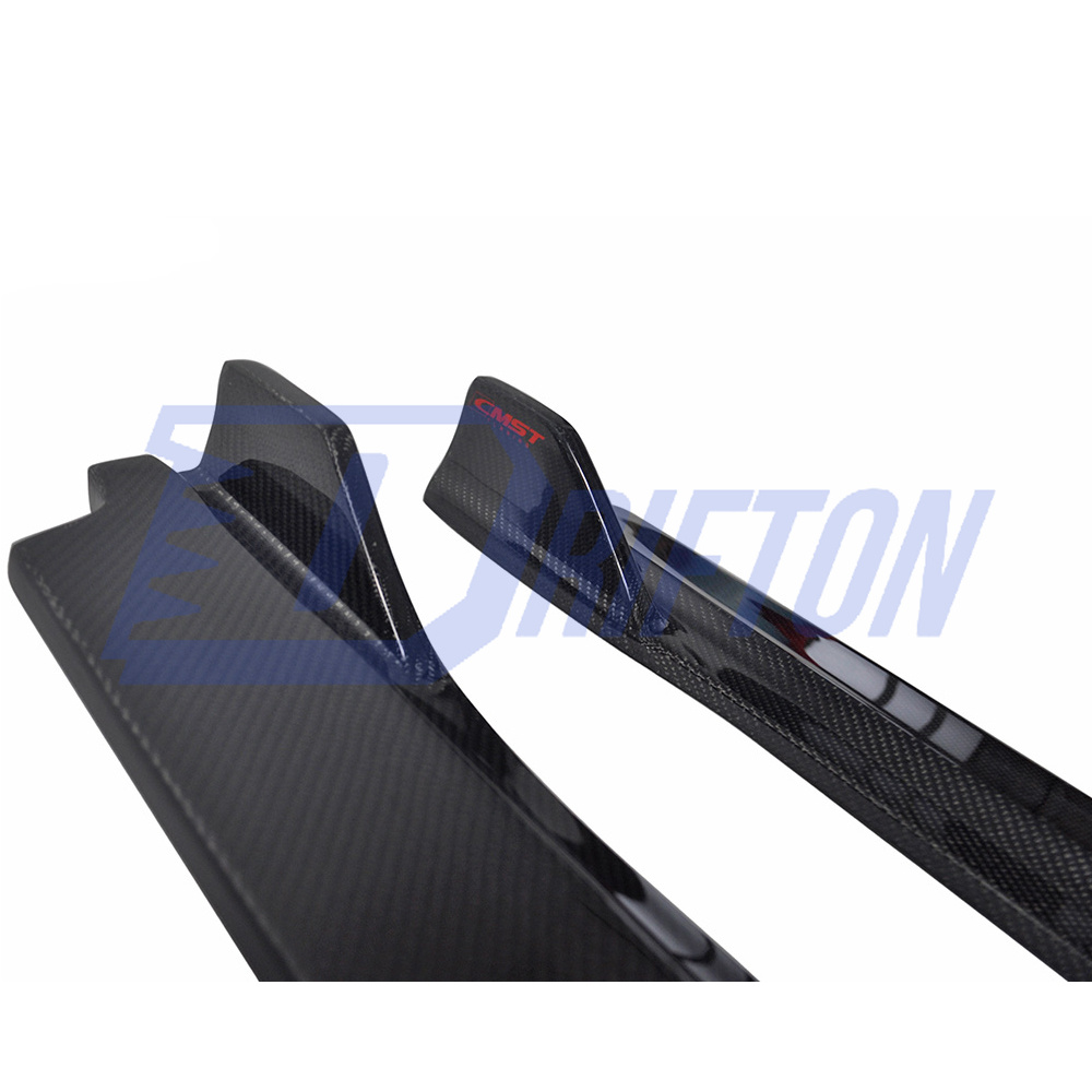 CMST Style Carbon Fiber Side Skirt For Audi R8 V8 V10 2007-2015