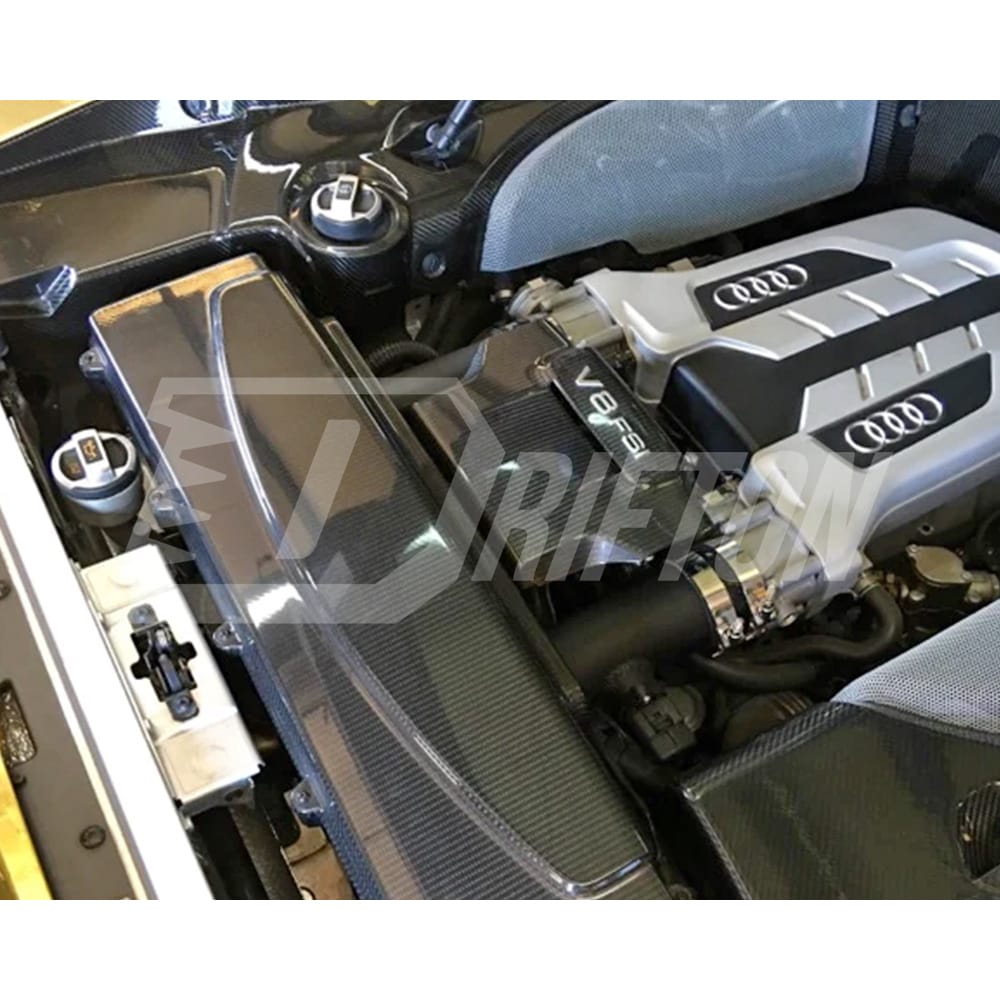 Dry Carbon Fiber Replacement Engine Cover For Audi R8 V8 V10 2007-2015