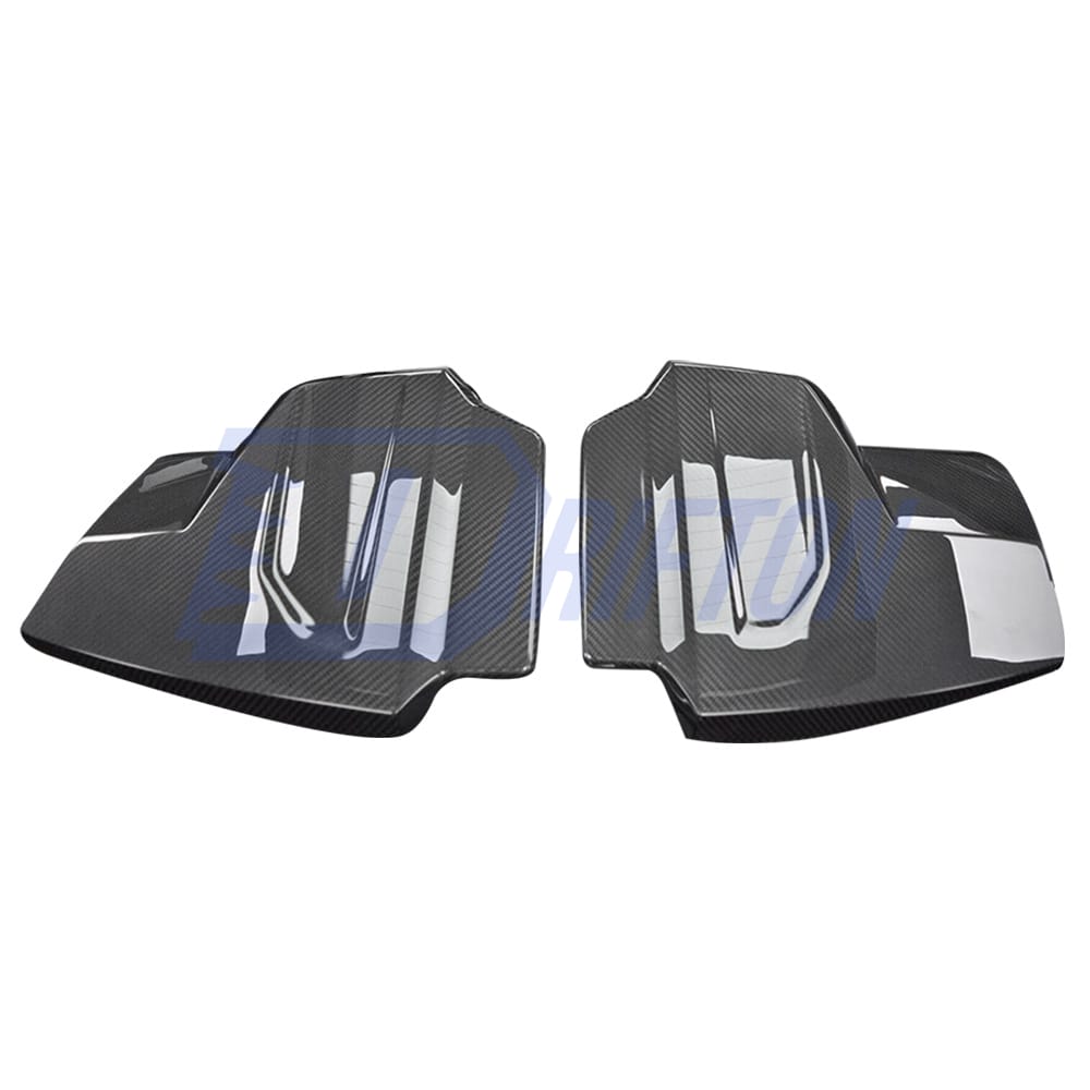Dry Carbon Fiber Replacement Engine Cover Pair For Audi R8 2020-2024