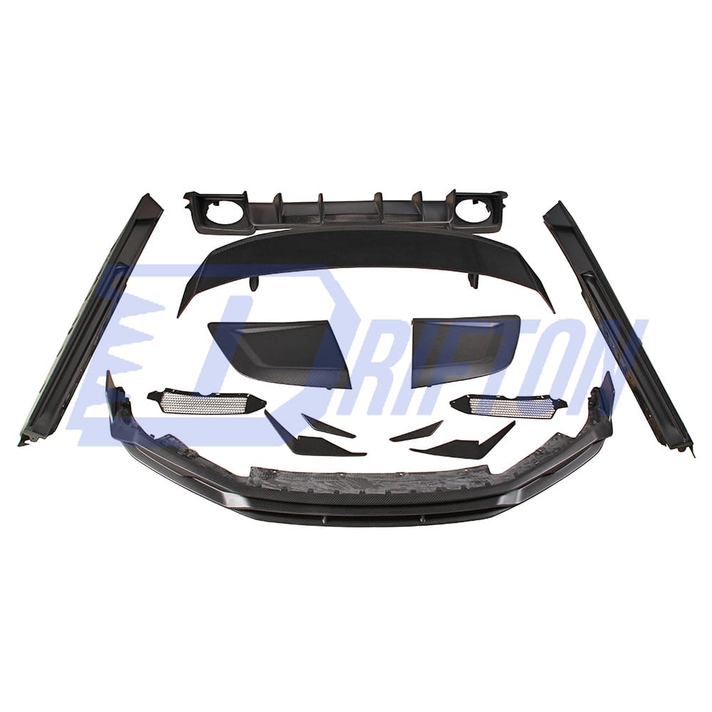 Paktechz Style Dry Carbon Fiber Side Blade For Audi R8 2016-2024
