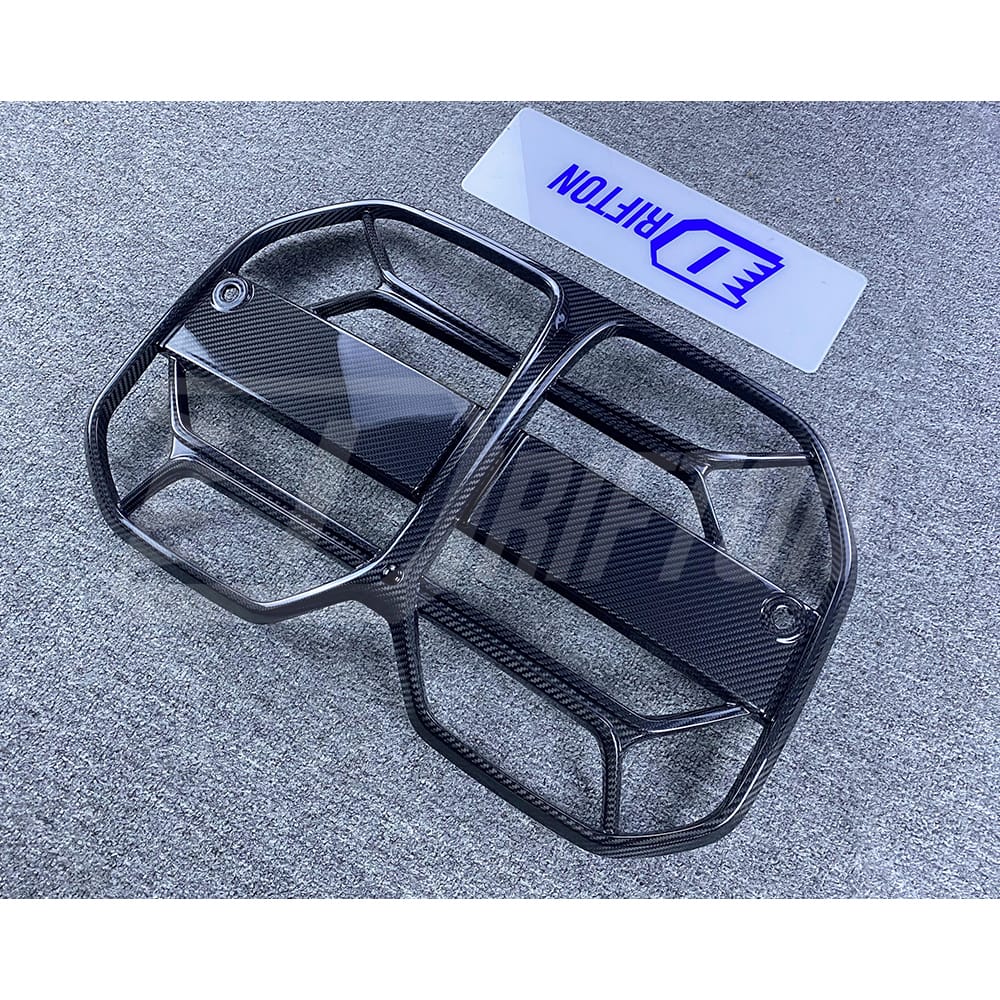 CSL Style Dry Carbon Fiber Front Grille For BMW 4 Series G26 2021-2024