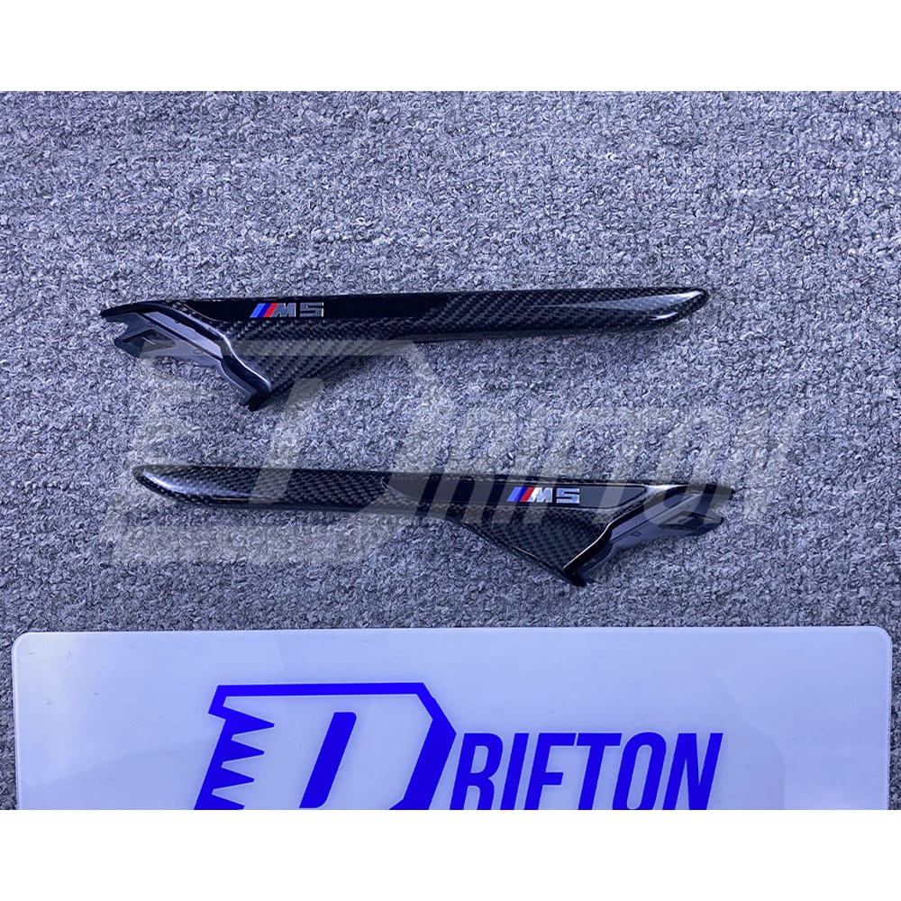 Carbon Fiber Replacement Fender Vent Trim For BMW 5 Series F90 M5 2017-2019
