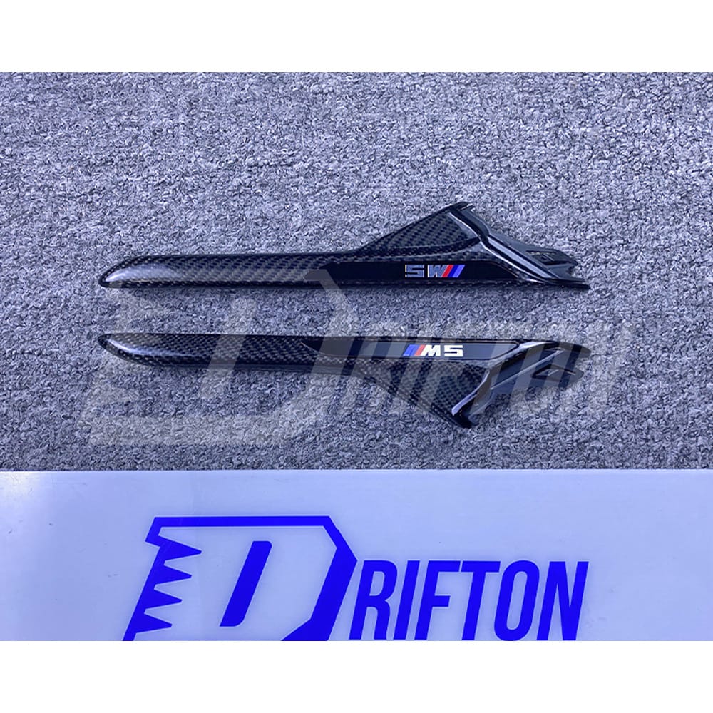 Carbon Fiber Replacement Fender Vent Trim For BMW 5 Series F90 M5 2017-2019
