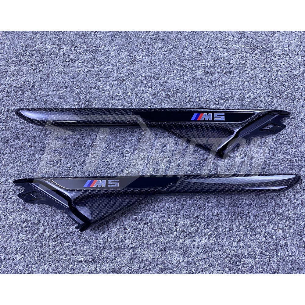 Carbon Fiber Replacement Fender Vent Trim For BMW 5 Series F90 M5 2017-2019