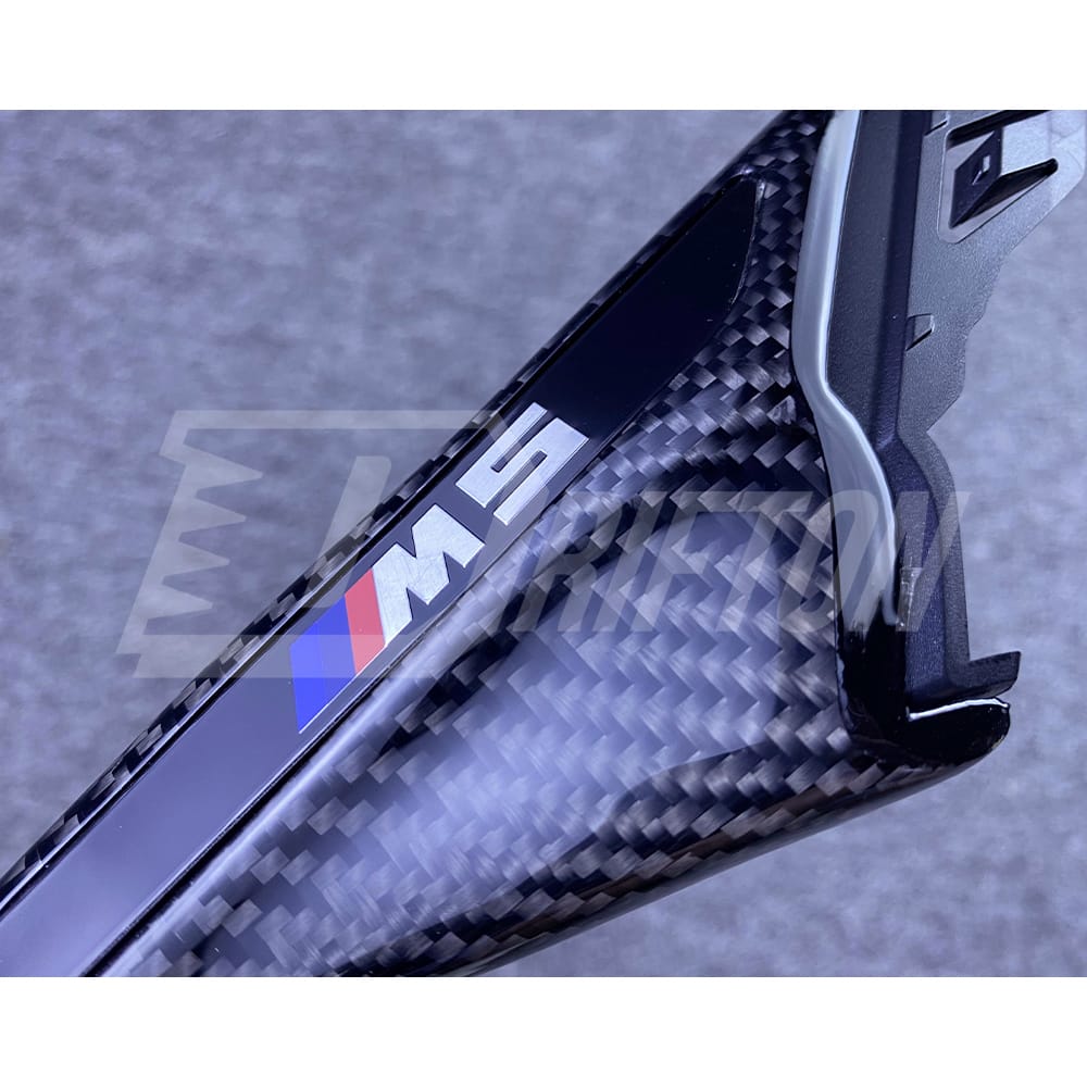 Carbon Fiber Replacement Fender Vent Trim For BMW 5 Series F90 M5 2017-2019