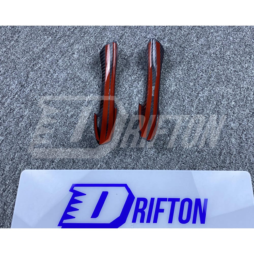Dry Carbon Fiber Door Handle Cover For Porsche 718 Cayman Boxster 2016-2018