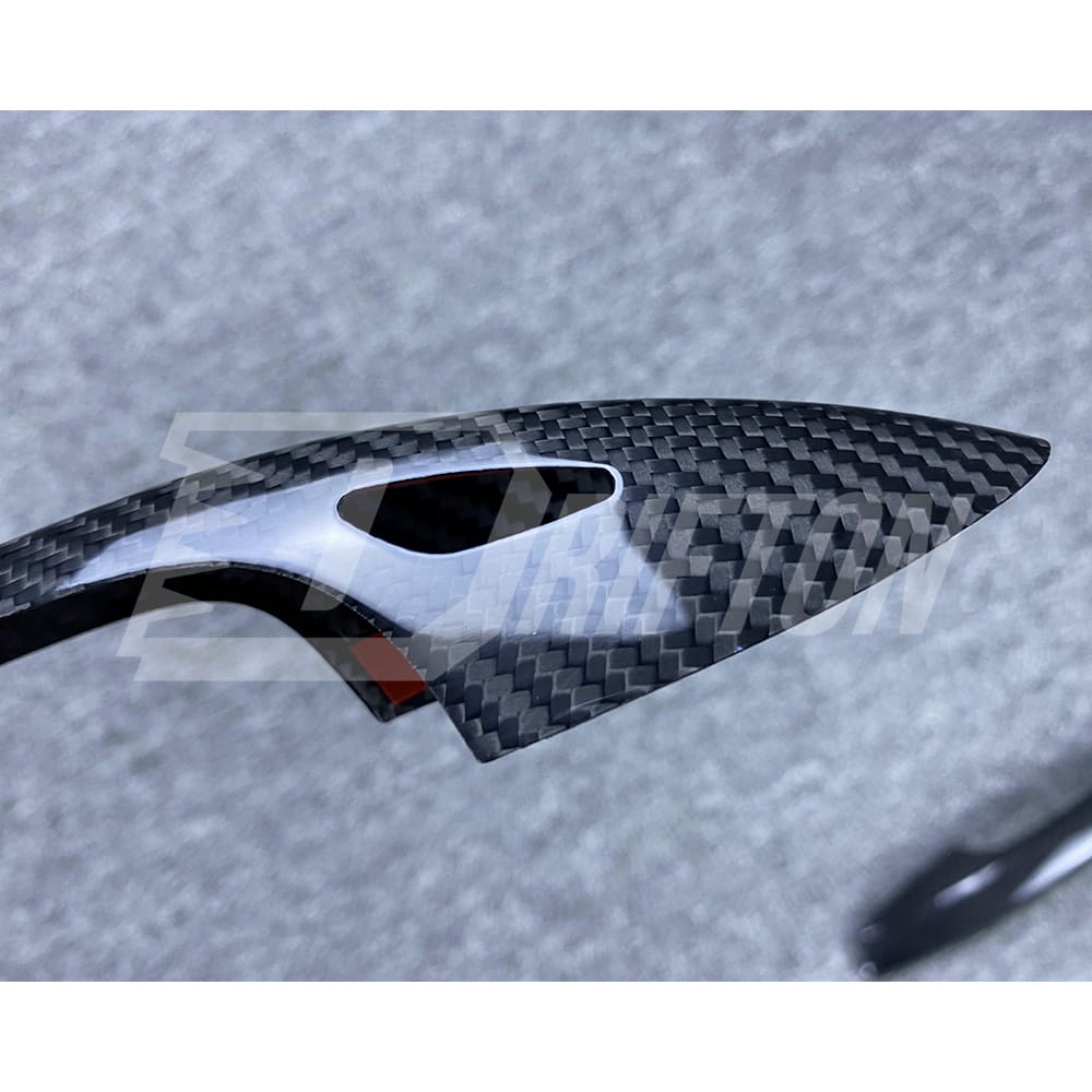 Dry Carbon Fiber Door Handle Cover For Porsche 718 Cayman Boxster 2016-2018
