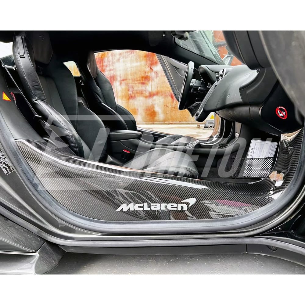 Dry Carbon Fiber Threshold Door Sills For Mclaren 720S (16)