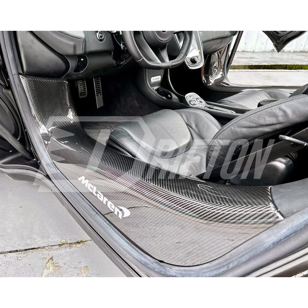 Dry Carbon Fiber Threshold Door Sills For Mclaren 720S (16)