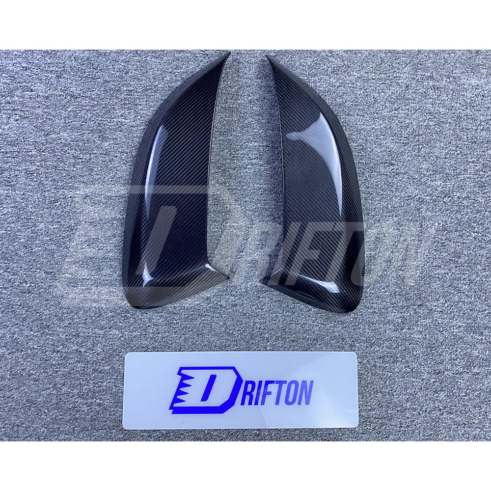 GT4 Style Dry Carbon Fiber Side Vent For Porsche 718 Cayman Boxster 2016-2019