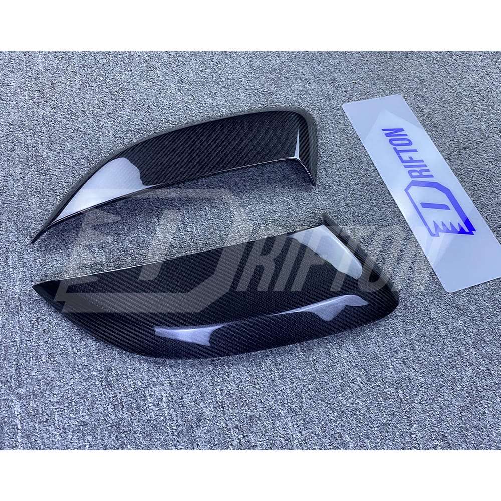 GT4 Style Dry Carbon Fiber Side Vent For Porsche 718 Cayman Boxster 2016-2019