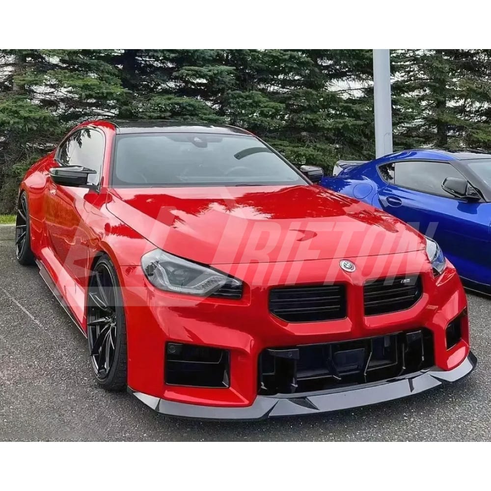 R44 Style Dry Carbon Fiber Front Lip For BMW G87 M2 2023-Present