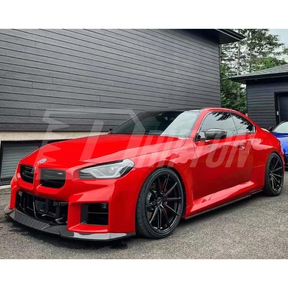 R44 Style Dry Carbon Fiber Front Lip For BMW G87 M2 2023-Present