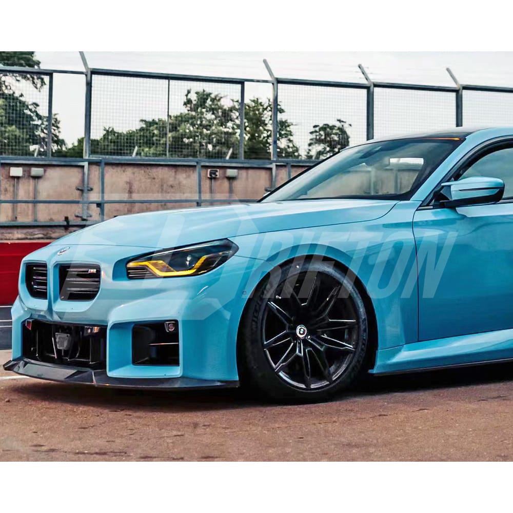 R44 Style Dry Carbon Fiber Front Lip For BMW G87 M2 2023-Present