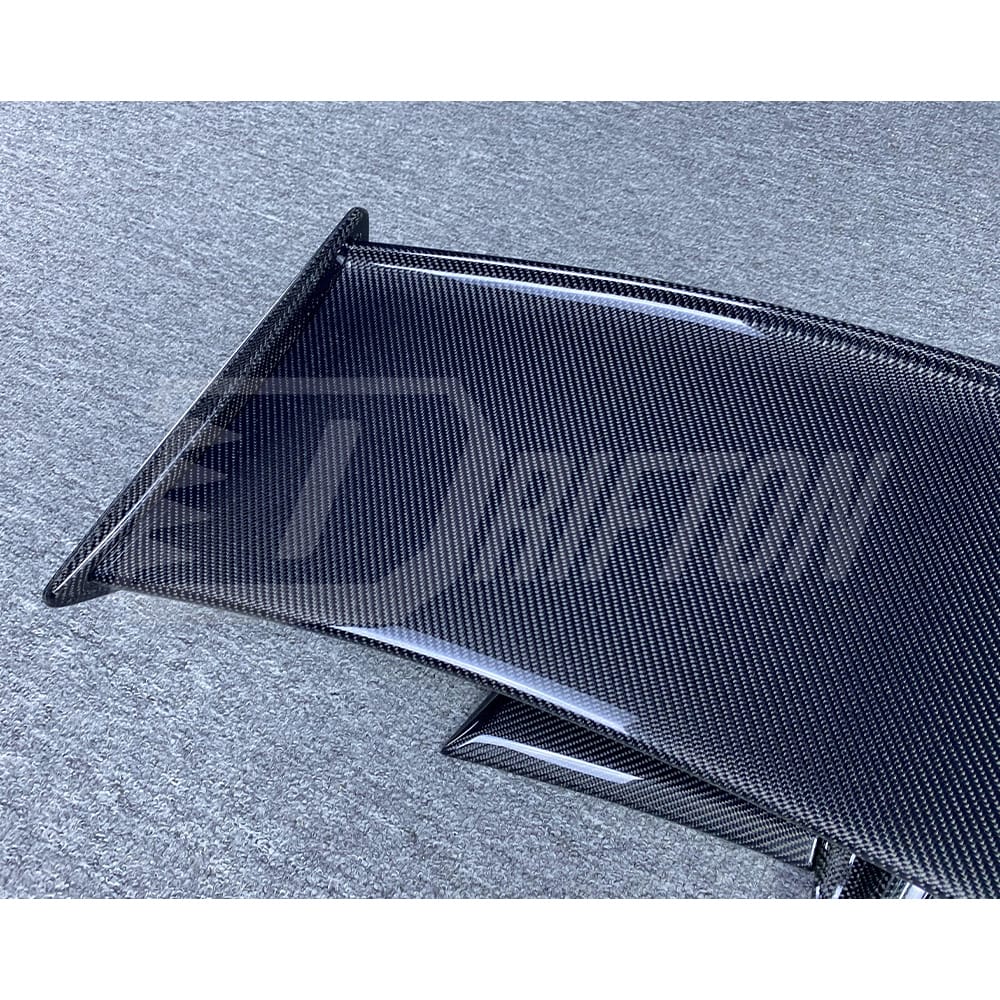 TopSecret Style Carbon Fiebr Rear Spoiler GT Wing For NISSAN R35 GTR 2008-2019