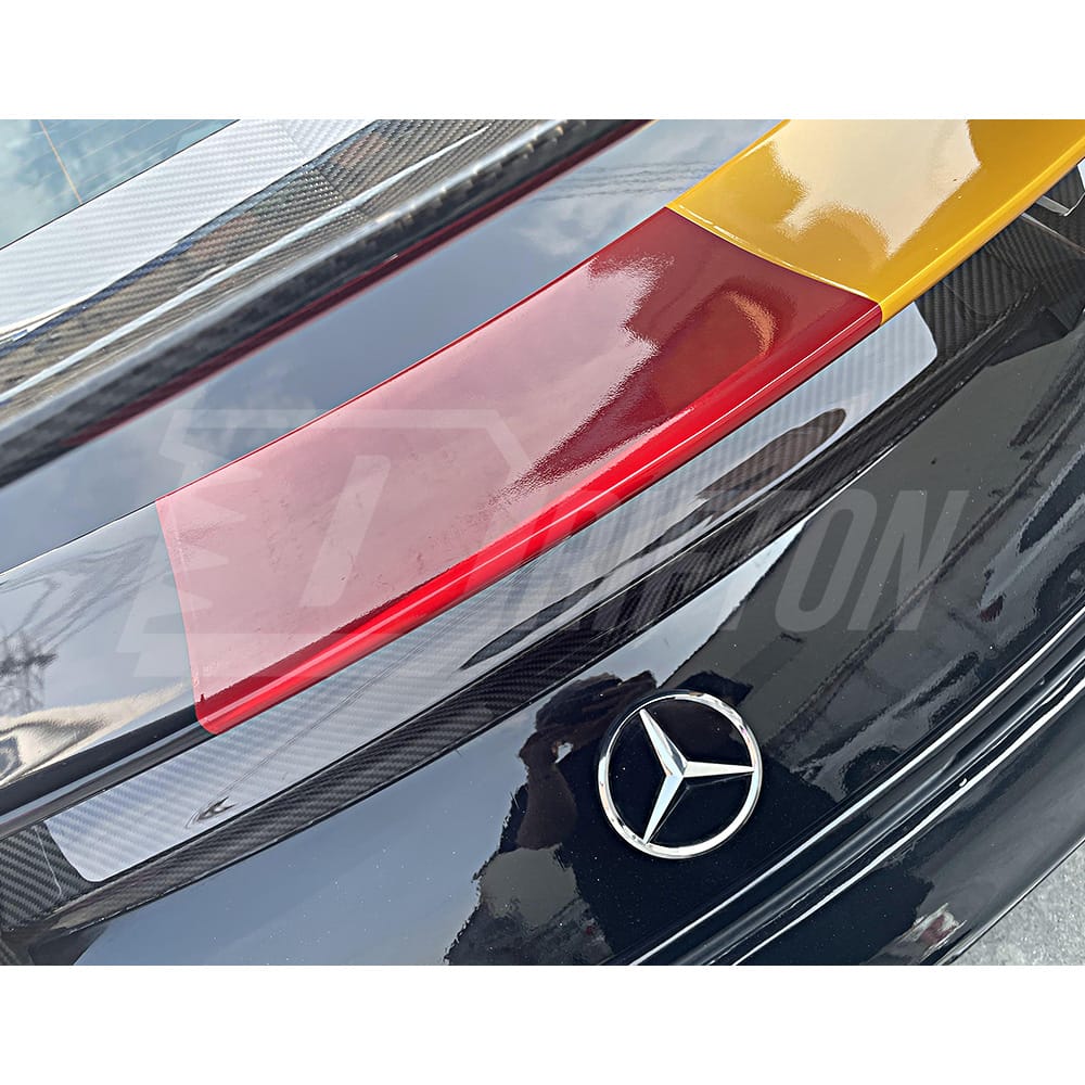 Black Series Style Carbon Fiber Rear Spoiler For Mercedes Benz AMG GT GTS GTC GTR 2015-2019