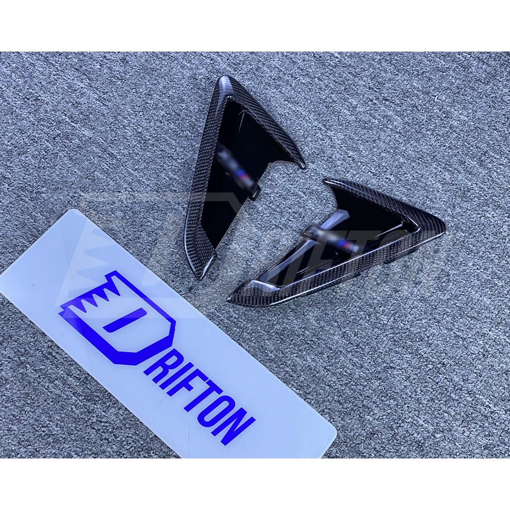 Carbon Fiber Fender Vent Trims For BMW F97 X3M F98 X4M 2019-2021