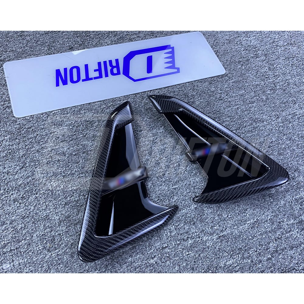 Carbon Fiber Fender Vent Trims For BMW F97 X3M F98 X4M 2019-2021