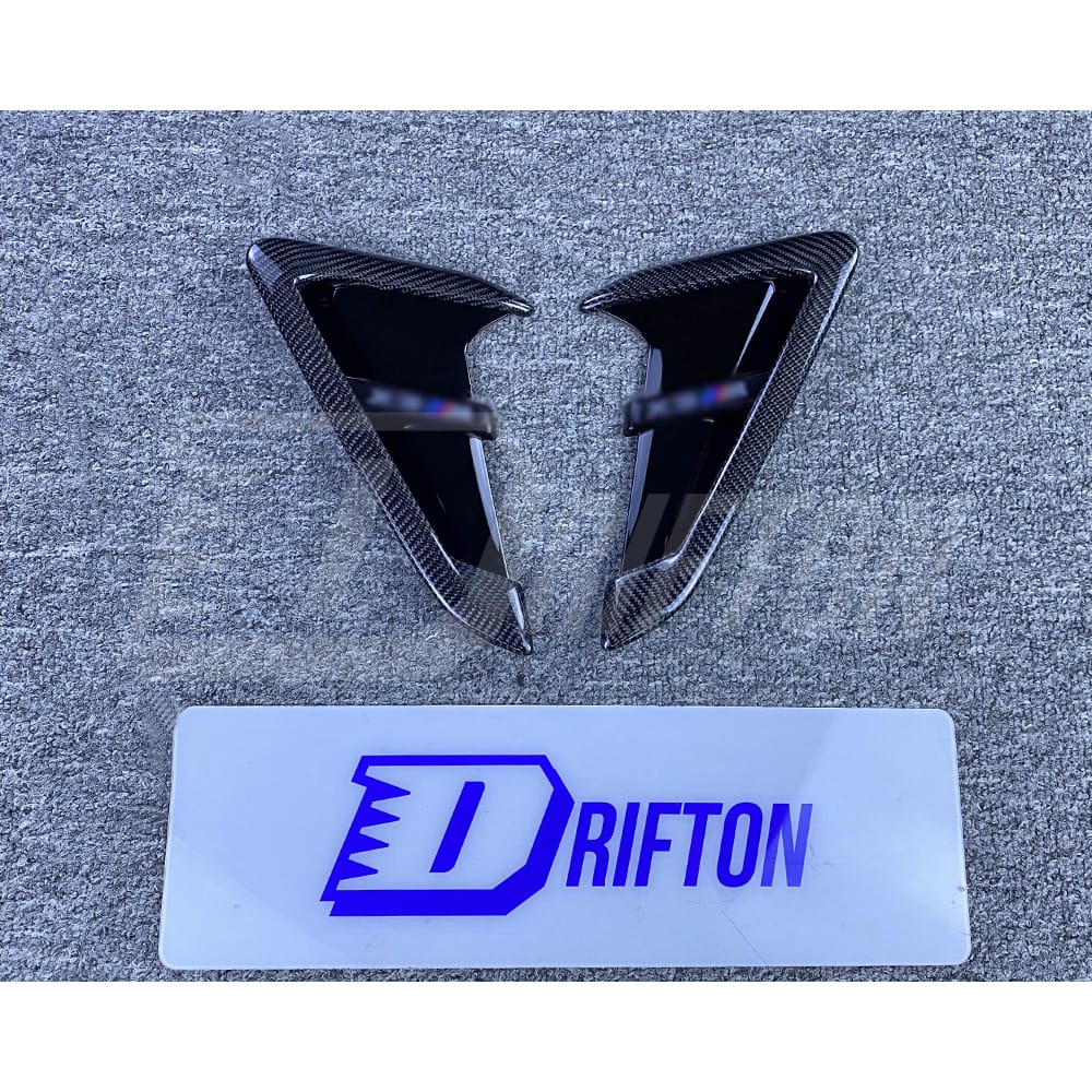 Carbon Fiber Fender Vent Trims For BMW F97 X3M F98 X4M 2019-2021