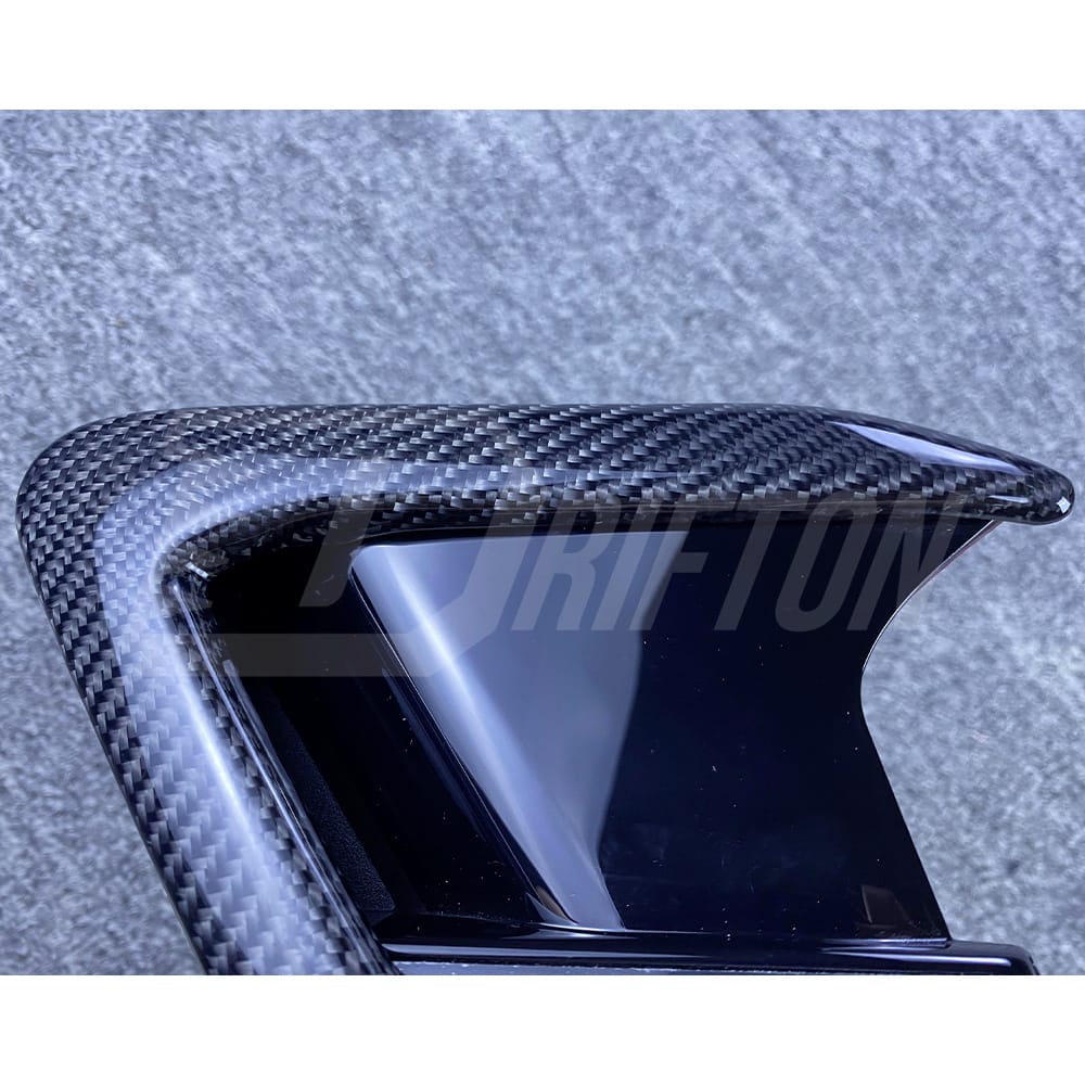 Carbon Fiber Fender Vent Trims For BMW F97 X3M F98 X4M 2019-2021