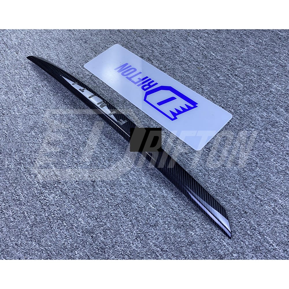 Dry Carbon Fiber Trunk Lid Upper Trim For INFINITI Q50 2013-2017