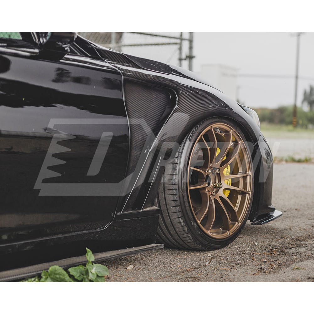 Vents Style Carbon Fiber Fender For INFINITI Q50 2013-2024