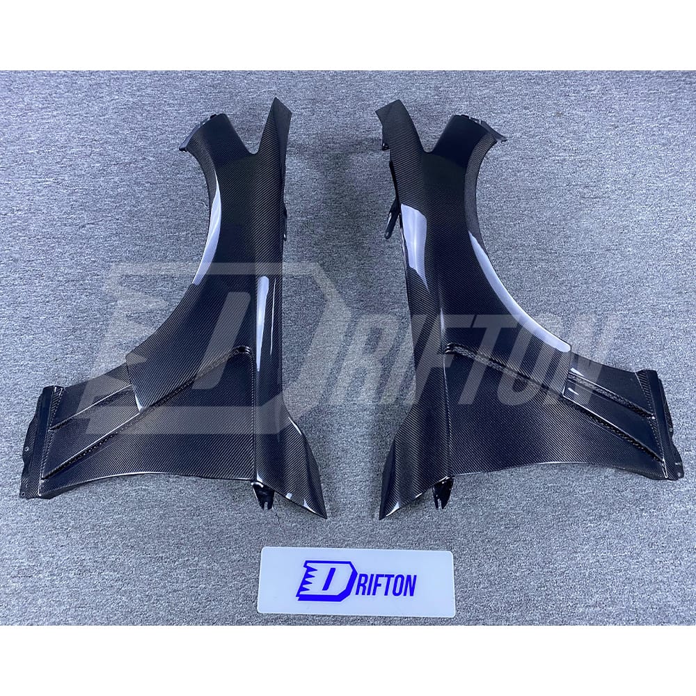 Vents Style Carbon Fiber Fender For INFINITI Q50 2013-2024