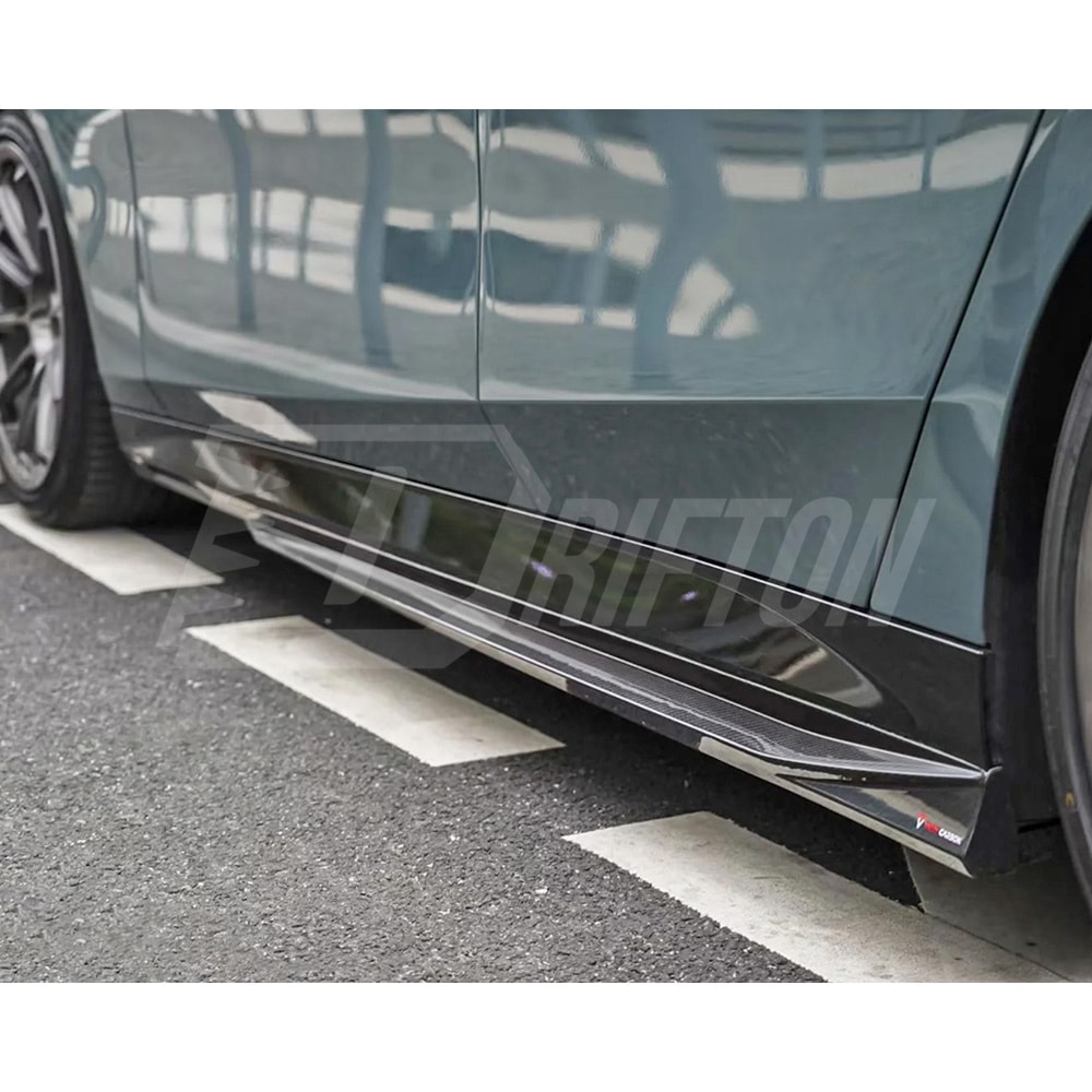 TAKD Style Dry Carbon Fiber Side Skirt For BMW 5 Series G60 2024-On